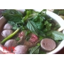 Pho tai, Bo vien - Rare beef slices and beef balls